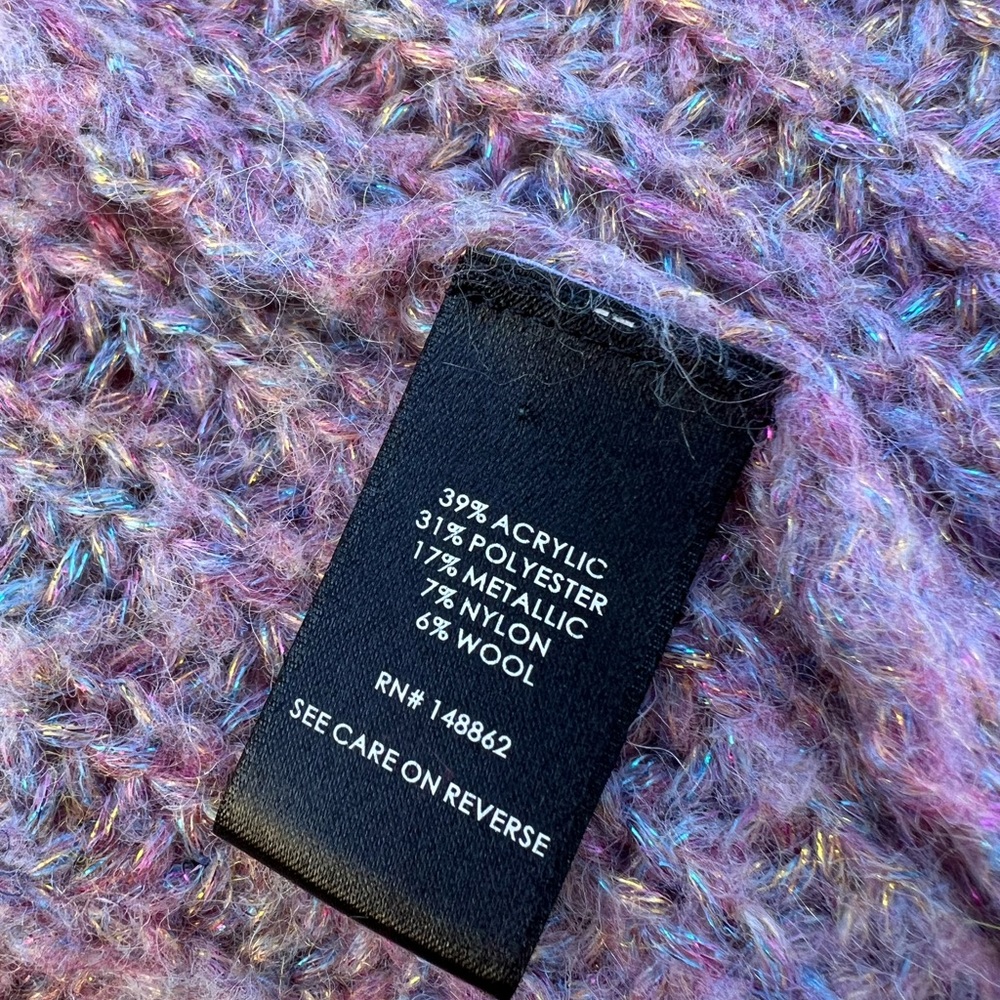 Torrid Metallic Pink Multi Color Open Front Cardi… - image 8